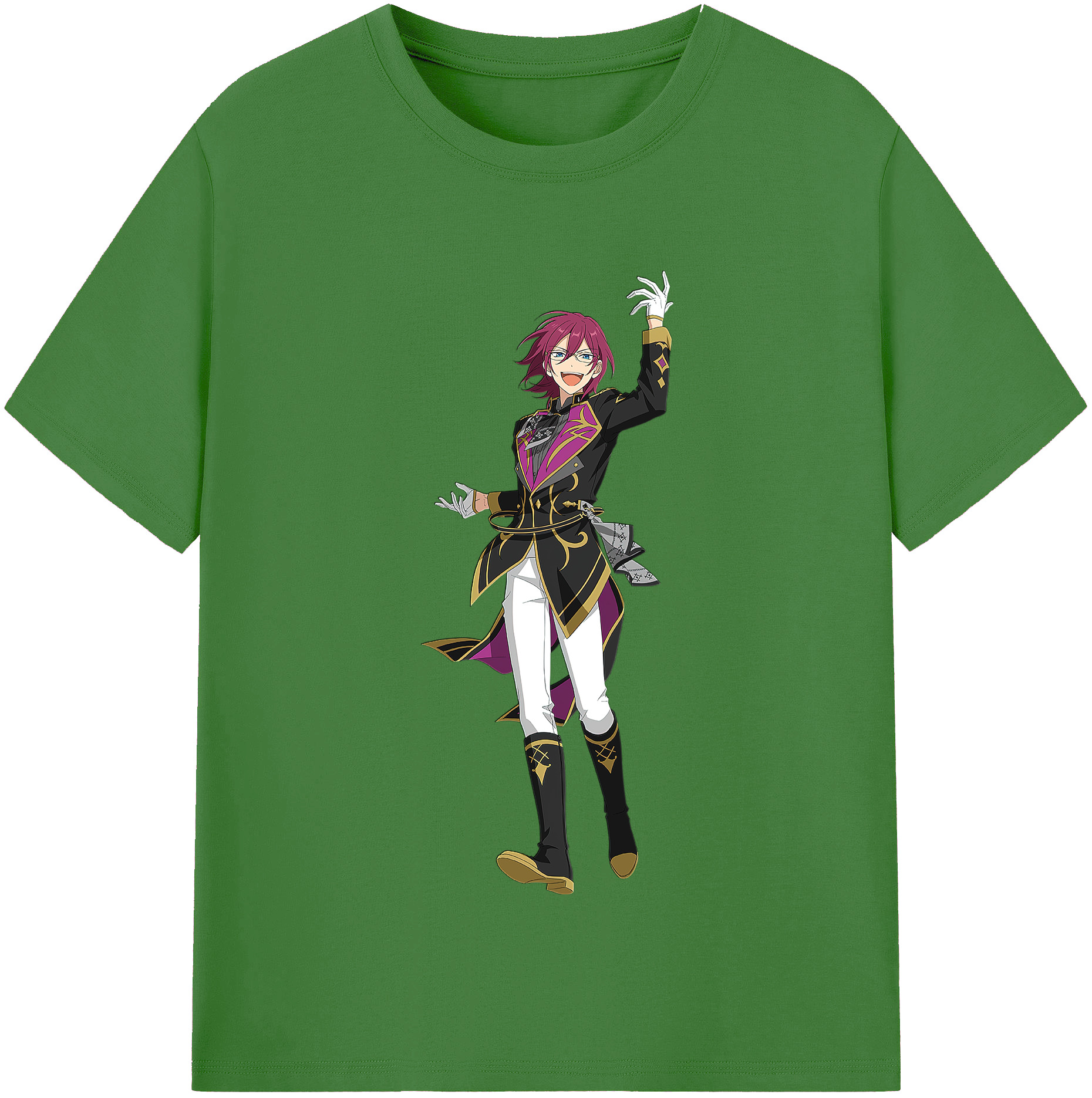 （画像用） あんさんぶるスターズ! Ensemble Stars レディースカジュアルプリントTシャツ（綿100％）